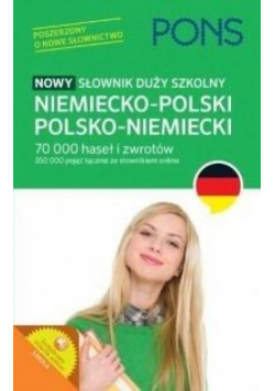 Nowy słownik duży szkolny niem-pol-niem PONS