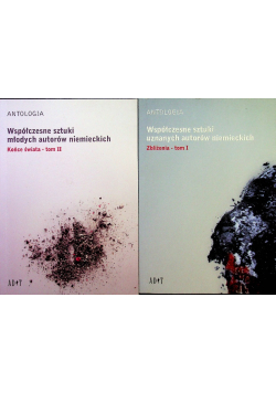 Antologia Współczesne sztuki młodych autorów niemieckich tom I i II
