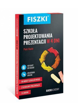 Fiszki. Szkoła projektowania prezentacji w 4 dni
