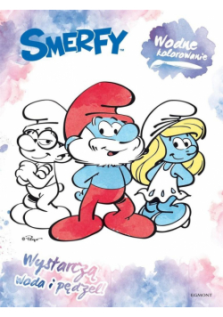 Wodne kolorowanie. Smerfy