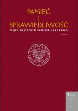 Pamięć i Sprawiedliwość Nr 1 / 13