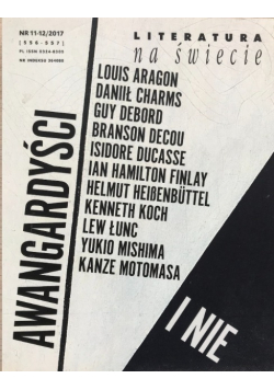 Literatura na świecie 11 - 12 / 2017