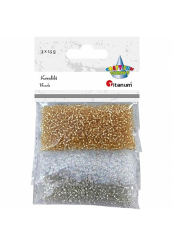 Koraliki plastikowe 15g
