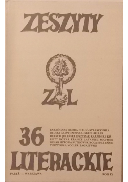 Zeszyty literackie Numer 36