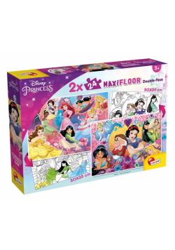 Puzzle dwustronne maxi 2 x 24 Princess