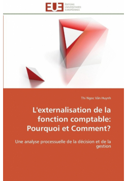 L'externalisation de la fonction comptable