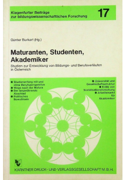 Maturanten studenten akademiker