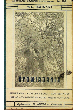 Umiński Opowiadania 1914 r.
