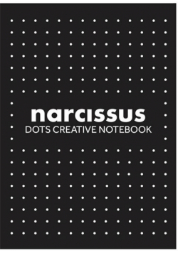 Zeszyt A5/56K kropki czarny (6szt) NARCISSUS