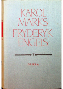 Marks Engels Dzieła tom 7