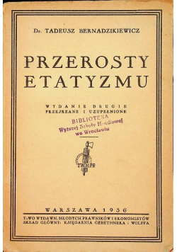 Przerosty etatyzmu 1935 r.