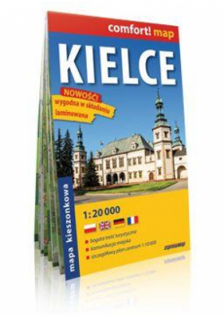Comfort! map Kielce 1:20 000 midi plan miasta