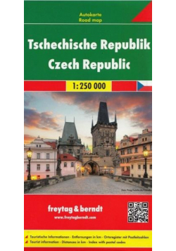 Mapa samochodowa - Czechy 1:250 000