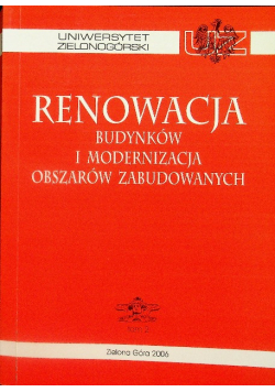 Renowacja budynków i modernizacja obszarów zabudowanych
