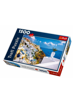 Puzzle 1500 Santorini, Grecja TREFL