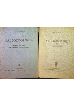 Paleozoologia 2 tomy