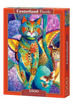 Puzzle 1500 Kocia fiesta CASTOR