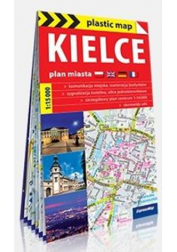 Plastic map Kielce 1:15 000 mapa turystyczna