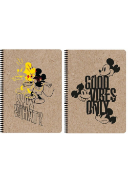 Kołozeszyt A4/80K kratka Mickey Mouse Kraft