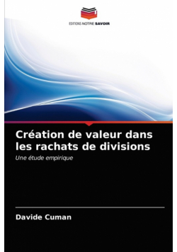 Création de valeur dans les rachats de divisions