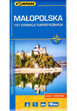 Mapa samoch-kraj. - Małopolska 1:200 000