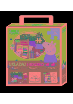 Peppa Pig Układaj i koloruj Zabawa kolorami