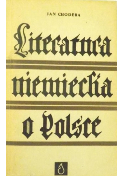 Literatura niemiecka o Polsce w latach 1918 - 1939