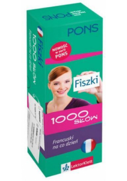 Fiszki 1000 słów Francuski na co dzień PONS