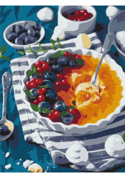 Malowanie po numerach - Creme brulee 30x40cm