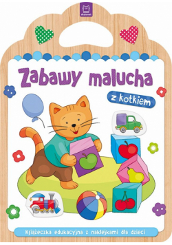 Zabawy malucha z kotkiem