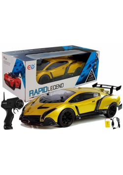 Sportowe autko złote R/C 1:10