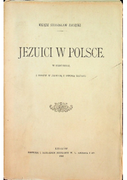 Jezuici w Polsce 1908 r.