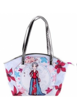 Curved Shopper Bag - Parasol