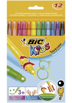 Kredki Turn & Colour 12 kol. blister BIC