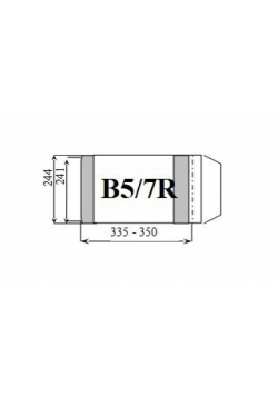 Okładka książkowa regulowana B5/7R (25szt) D&D