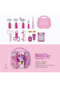Zestaw Doktor W8725A różowy