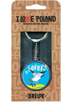 Brelok I love Poland Sopot ILP-BRE-A-SOP-01
