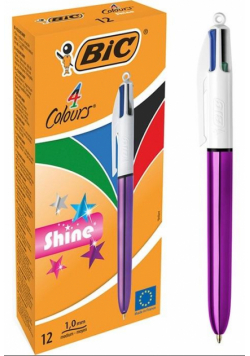 Długopis 4 Colours Shine Pink (12szt)