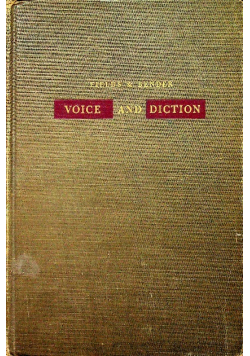 Voice and diction