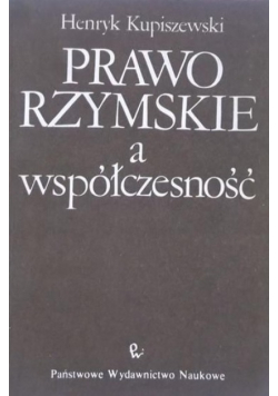Prawo rzymskie a współczesność