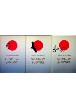 Literatura japońska tom I do III
