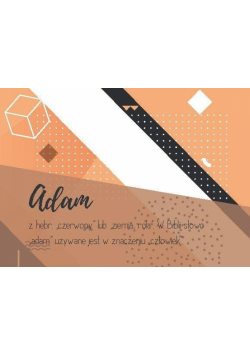 Magnes Imiona - Adam