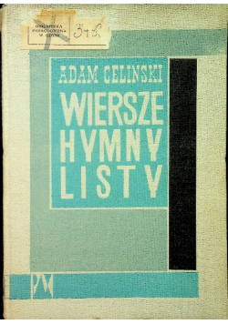 Wiersze hymny listy