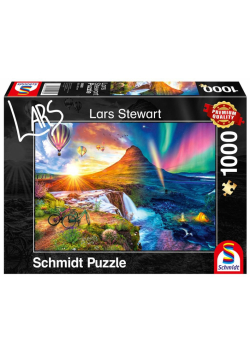 Puzzle PQ 1000 Lars Stewart Islandia dzień/noc G3