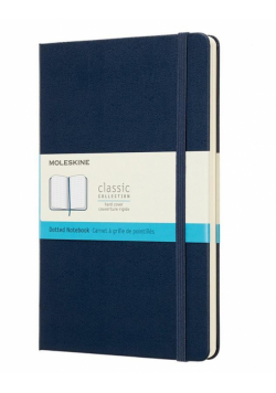 Notes Classic 13x21 tw. kropki szafirowy