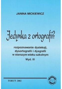 Jedynka z ortografii