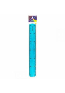 Linijka elastyczna 30 cm niebieska STRIGO
