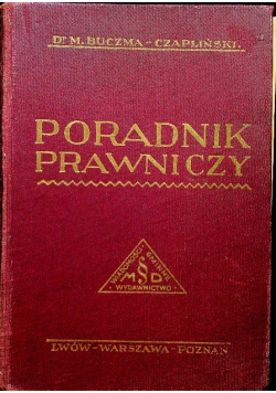 Poradnik prawniczy 1929 r.