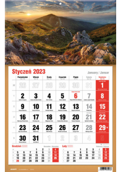 Kalendarz 2023 jednodzielny mix2 KTJ2