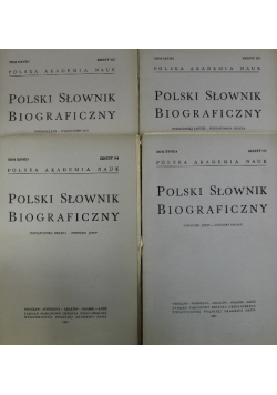 Polski słownik biograficzny Tom XXVII 4 tomy